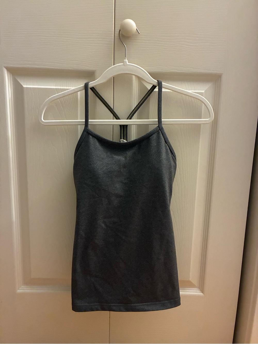lululemon athletica Dark Charcoal Gray Strappy Camisole